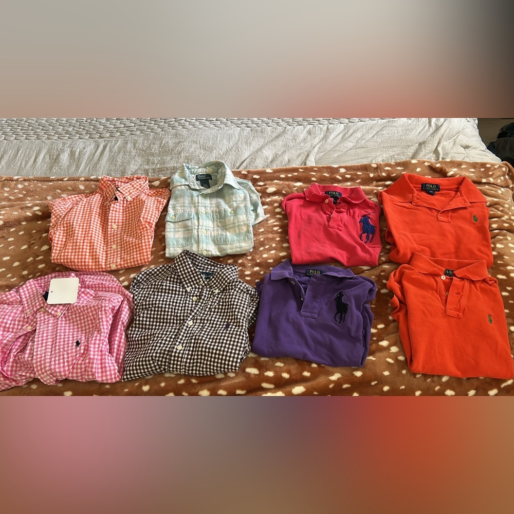 Ralph Lauren Vibrant Polo Shirt Set